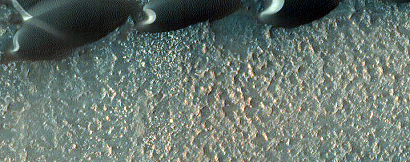 Barchan Dune Change in Hellespontus Region