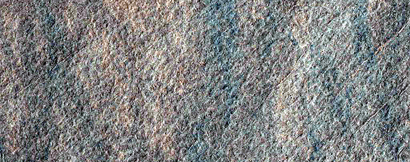 Shattered Concentric Crater Fill and Textured Terrain