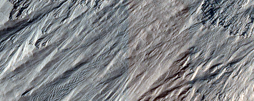 Pits on South Polar Layered Deposits Scarp