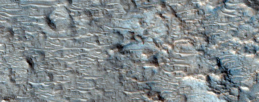 Possible Chloride-Rich Deposit Southwest of Amenthes Planum