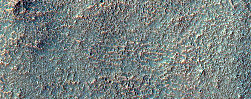 Branched Channel in Bosporos Rupes