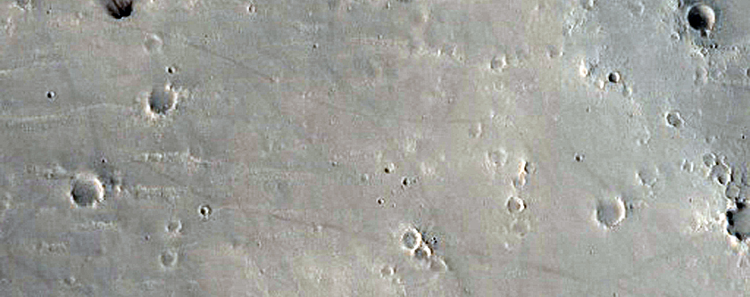 Candidate Recent Impact Site