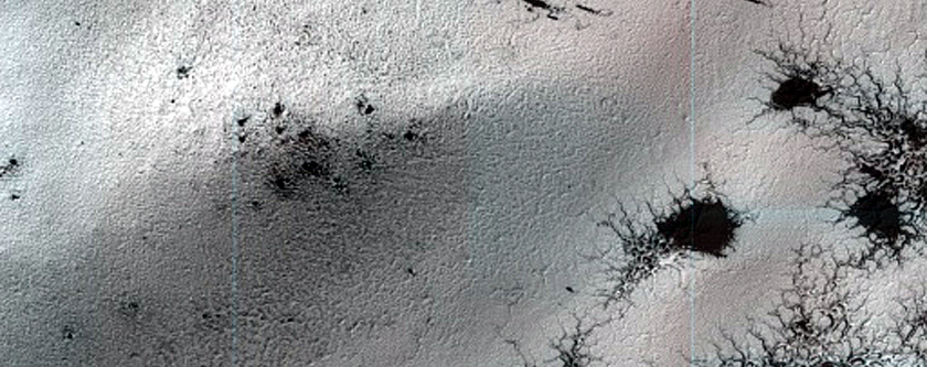 Monitor Defrosting Patterns on Ridges in Region Dubbed Inca City