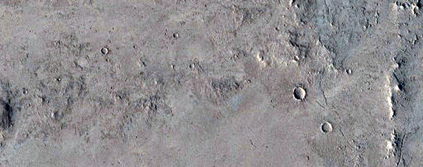 Candidate Recent Impact Site