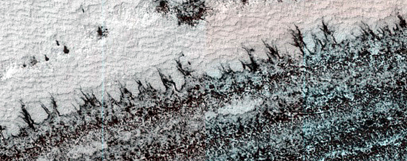 Edge of South Polar Layered Deposits