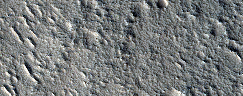 Kasei Valles Flood Grooves and Lava Flows