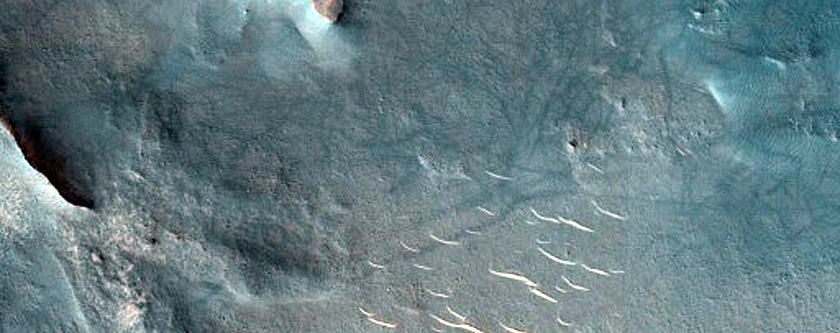 Aqueous Deposits at Basin Floor in Nilosyrtis Mensae