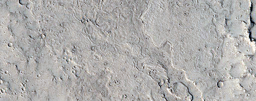 Small Incised Channel in Elysium Planitia