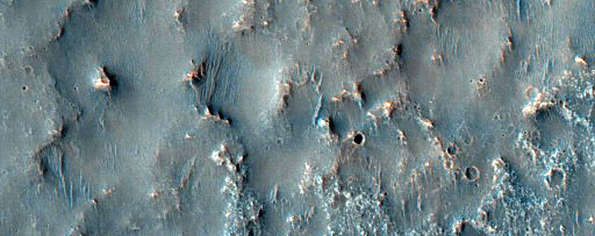 Inverted Channel in Noachis Terra