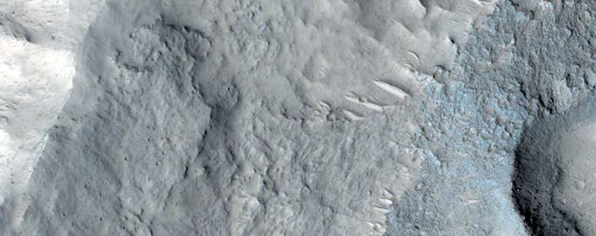 Layered Deposits of a Pollywog Crater
