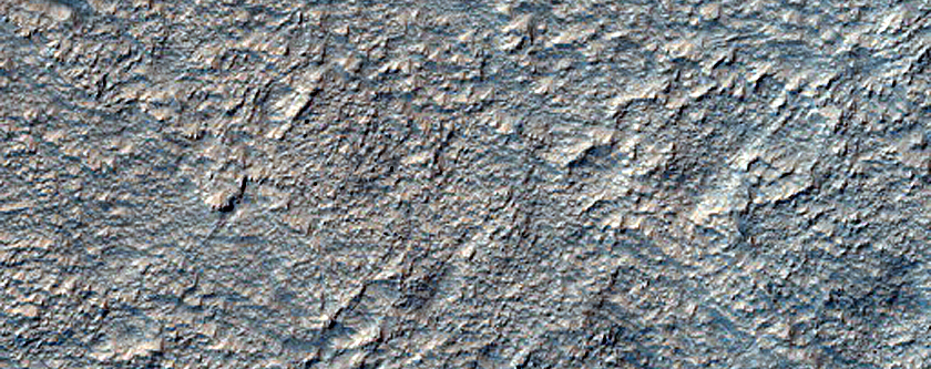 Banded Terrain in Hellas Planitia