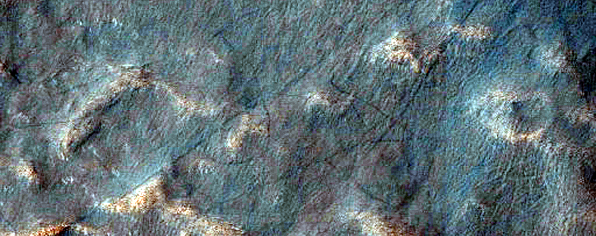 Layers Exposed on Mesa Wall in Argyre Planitia