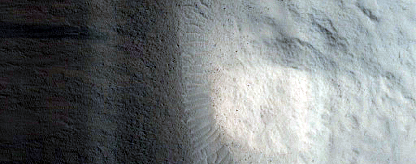 Searching for Frost on Steep Slopes