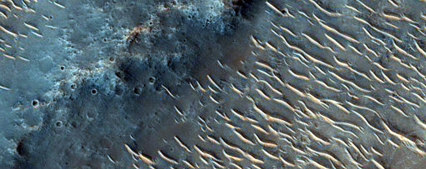 Channel within Valley in Margaritifer Terra