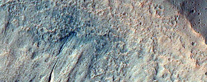 Possible Gully-Associated Light-Toned Materials in Artik Crater