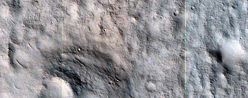Landforms in Utopia Planitia