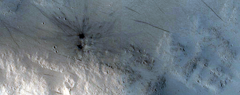 Candidate Recent Impact Site