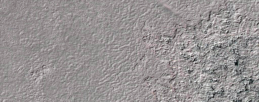 Edge of South Polar Residual Cap