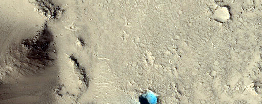 Thermal Anomaly in Young Lava Flows of Elysium Mons
