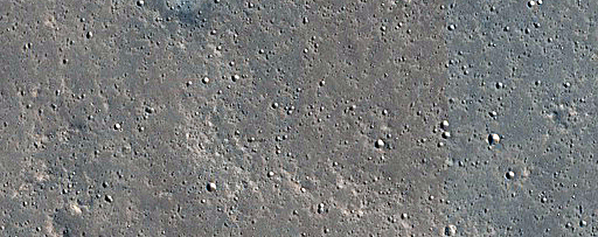 Candidate Recent Impact Site