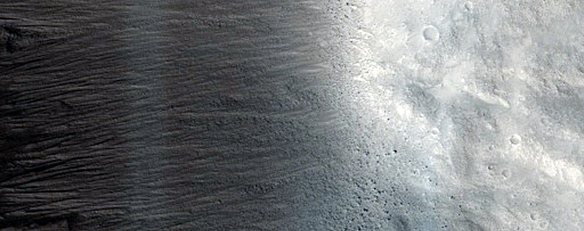 Searching for Frost on Steep Slopes