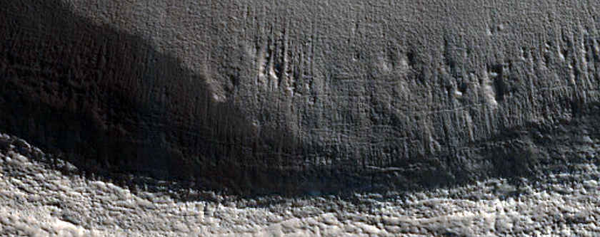 Crater and Channel System near Dao Vallis