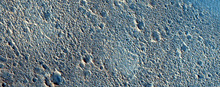 Channel through Streamlined Island in Simud Valles