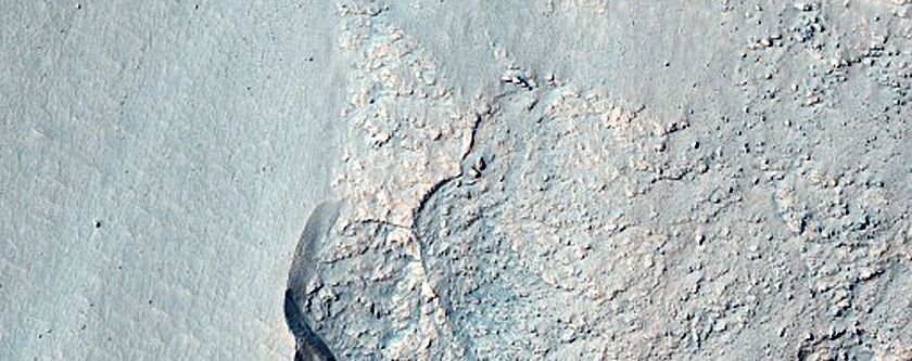 Gullied Crater Wall