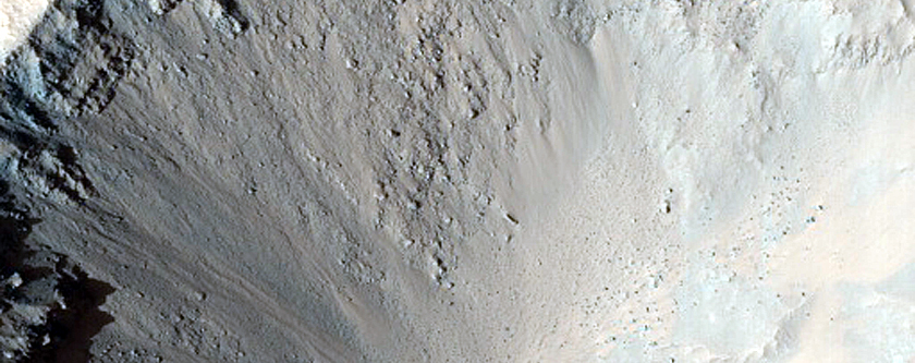 Frost Monitoring in Fresh Crater in Terra Cimmeria