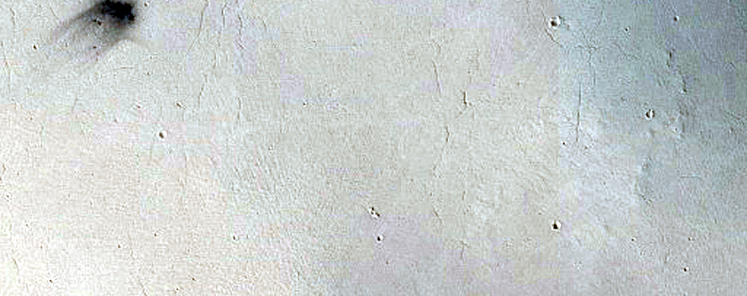 Candidate Recent Impact Site