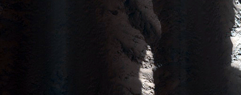 Searching for Frost on Steep Slopes