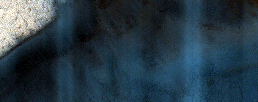 Araneiform Terrain Development in USGS Dune Database Entry Number 3521-742