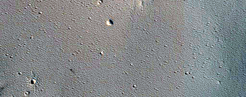 Candidate Recent Impact Site