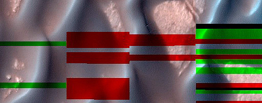 Monitoring Linear Dune Gullies near Brashear Crater