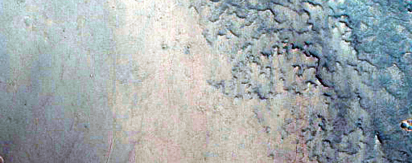 Fan Deposit in Large Crater