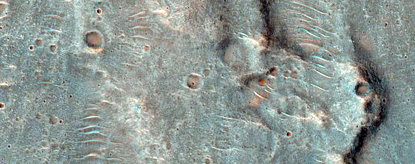 Candidate Recent Impact Site