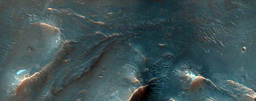 Hillslope Morphologies near Eberswalde Crater