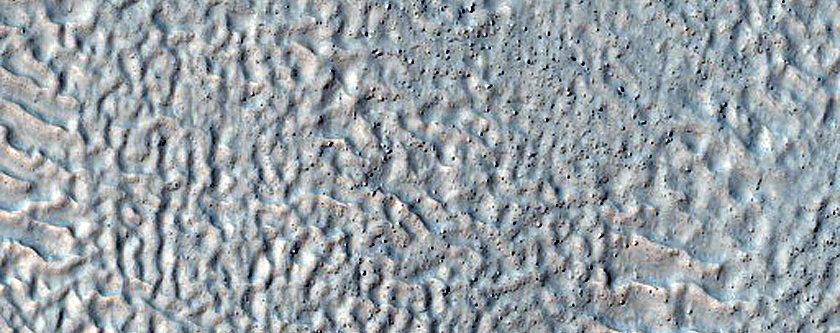 Gullies on Wall of Crater on Floor of Cruls Crater