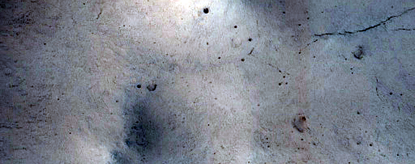 Candidate Recent Impact Site