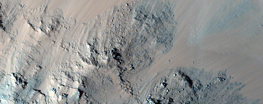 Slumps in Eos Chasm