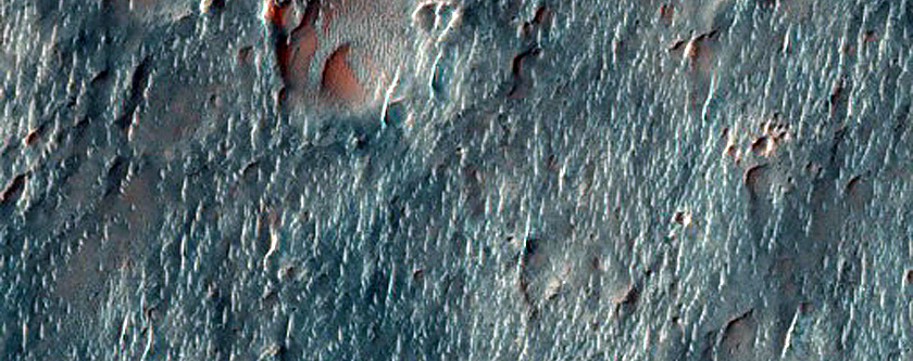 Terrain East of Magelhaens Crater