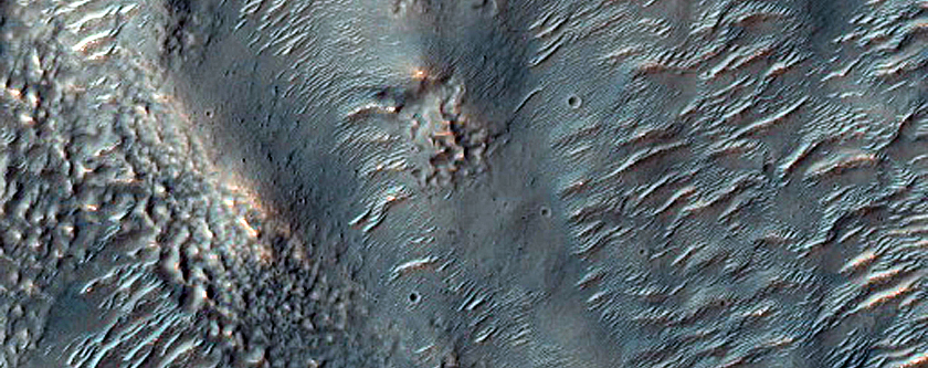 Channel near Coracis Fossae