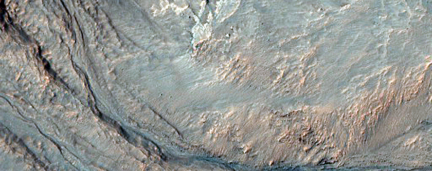 Slope Features in Palikir Crater