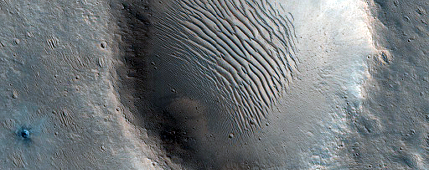 Monitoring Impact Site with Bright-Bluish Exposures