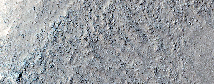 High Massif in Southern Argyre Planitia with Gullies