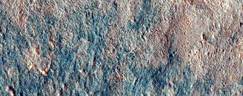 Fresh Infrared-Distinct Crater