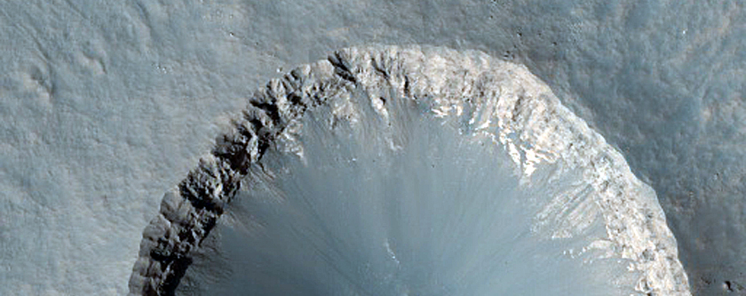 Crater near Opportunity Landing Site