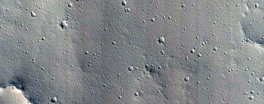 Candidate Recent Impact Site