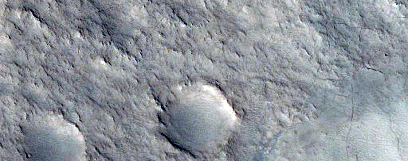 Candidate Recent Impact Site