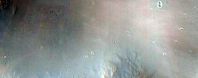 Hillslope Morphologies near Murray Crater
